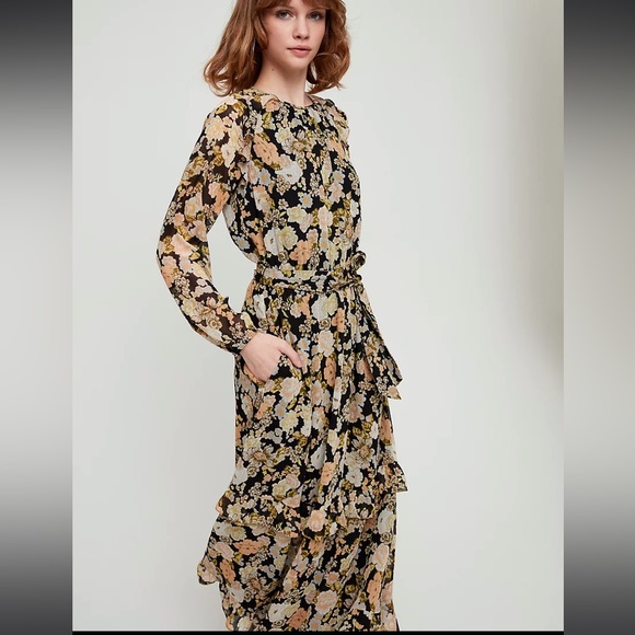 Aritzia Little Moon Verbenna Floral Dress Size S - Picture 3 of 11